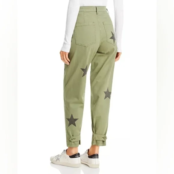 Pistola Tammy Star Print High Rise Trousers Size 29 - Picture 2 of 15